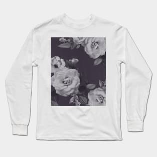 Roses print, flowers, modern print, plant Long Sleeve T-Shirt